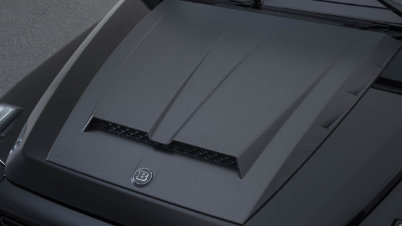 Накладка на капот Brabus для G63. Карбон (глянцевый)