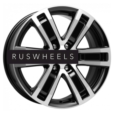 Диски КИК 7,5x17/6x139,7 ET46 D67,1 R-7 Рольф оригинал (КС457) Алмаз черный Диски КИК 7,5x17/6x139,7 ET46 D67,1 R-7 Рольф оригинал (КС457) Алмаз черный