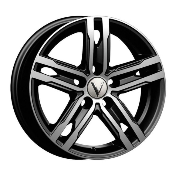 Диски Вектор 6,0\R15 5*114.3 ET46 d67.1 Алмаз черный