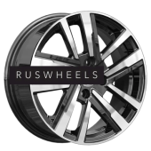 Диски КИК 6x15/4x100 ET46 D54,1 Хант (КС1034) Алмаз черный