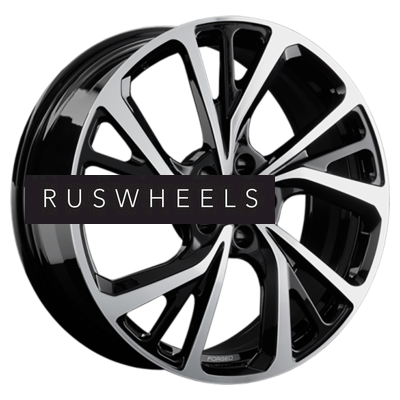 Диски LS Forged 8x19/5x112 ET30 D66,6 LS FG22 BKF (конус, C570)