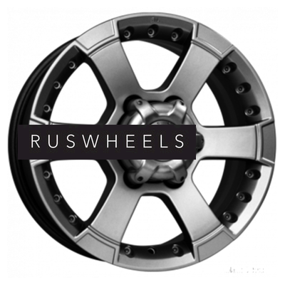 Диски КИК 7x16/6x139,7 ET20 D110,1 M56 (КС593) Дарк платинум Диски КИК 7x16/6x139,7 ET20 D110,1 M56 (КС593) Дарк платинум