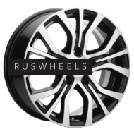 Диски Khomen Wheels 6,5x16/5x110 ET43 D65,1 KHW1608 (Opel Zafira) Black-FP