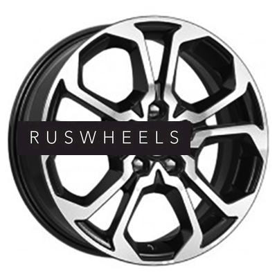 Диски КИК 6,5x17/5x114,3 ET50 D66,1 КС892 Алмаз черный