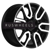 Диски Khomen Wheels 8x17/6x139,7 ET42 D75,1 KHW1723 (Haval H9) Black-FP