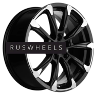 Диски Khomen Wheels 7,5x18/5x114,3 ET45 D60,1 KHW1808 (RAV4) Black-FP