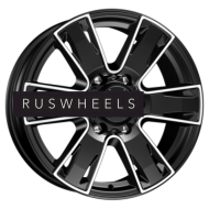 Диски КИК 7x17/6x139,7 ET38 D67,1 Севенна (КС726) Алмаз черный Диски КИК 7x17/6x139,7 ET38 D67,1 Севенна (КС726) Алмаз черный