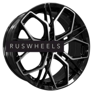 Диски INCH 8x18/5x108 ET45 D63,4 FA8534 Gloss Black Machined Face (ZJH)