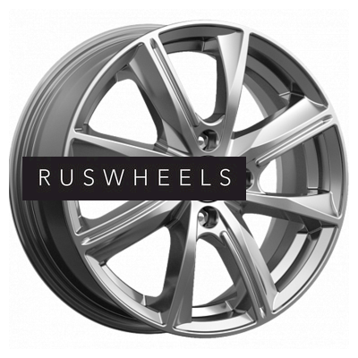 Диски КИК 6x15/4x100 ET46 D54,1 Арнар-оригинал (КС890) Дарк платинум