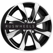 Диски КИК 6x15/4x100 ET48 D60,1 Джемини (КС617) Алмаз черный