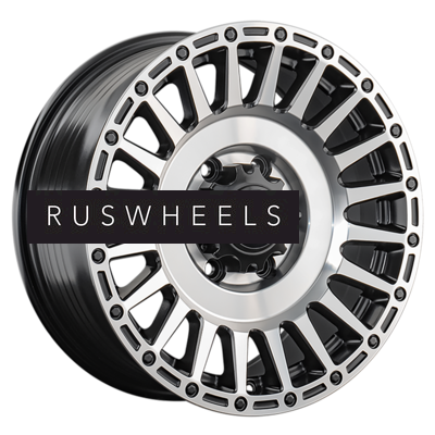 Диски LS FlowForming 8x17/6x139,7 ET36 D100,1 RC95 BKSF (конус, Колпак+лого)