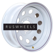 Диски Off-Road Wheels 7x16/6x139,7 ET30 D110 Тойота Ниссан Белый (с увелич. полкой)