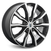 Диски КиК 7.5\R18 5*114.3 ET45 d67.1 Алмаз черный Диски КиК 7.5\R18 5*114.3 ET45 d67.1 Алмаз черный