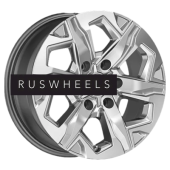 Диски КИК 7,5x17/6x139,7 ET36 D100,1 Тейт (КС1050) Дарк платинум Диски КИК 7,5x17/6x139,7 ET36 D100,1 Тейт (КС1050) Дарк платинум