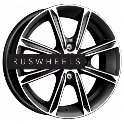 Диски КИК 5x14/4x100 ET35 D67,1 Флэш (КС698) Алмаз черный