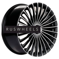 Диски Khomen Wheels 8,5x20/5x112 ET43 D66,6 KHW2008 (Mercedes Front) Black-FP Диски Khomen Wheels 8,5x20/5x112 ET43 D66,6 KHW2008 (Mercedes Front) Black-FP