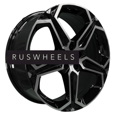 Диски Khomen Wheels 7,5x19/5x108 ET47 D60,1 KHW1909 (Chery Tiggo 8 (Pro/Pro Max)) Black-FP