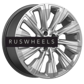 Диски КИК 7,5x19/5x108 ET33 D67,1 Галего (КС1039) Дарк платинум