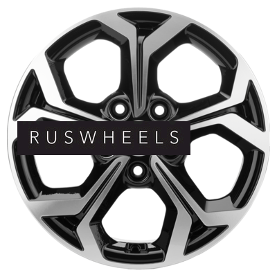 Диски Khomen Wheels 6,5x16/5x114,3 ET50 D67,1 KHW1606 (Huyndai/Kia) Black-FP Диски Khomen Wheels 6,5x16/5x114,3 ET50 D67,1 KHW1606 (Huyndai/Kia) Black-FP