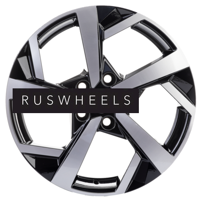 Диски Khomen Wheels 7x17/5x114,3 ET45 D67,1 KHW1712 (CX-5/i40/X-Trail) Black-FP