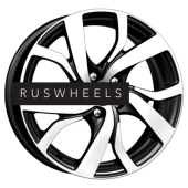 Диски КИК 6,5x16/5x114,3 ET43 D67,1 Палермо-оригинал (КС607) Алмаз черный КС607