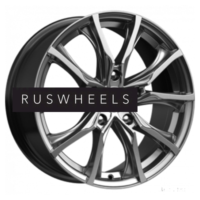 Грузовые диски K&K 7,5x17/5x114,3 ET40 D66,1 Твист (КС697М) Дарк платинум