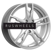 Диски КИК 7x17/4x100 ET45 D54,1 Солар (КС875) Сильвер SK Диски КИК 7x17/4x100 ET45 D54,1 Солар (КС875) Сильвер SK