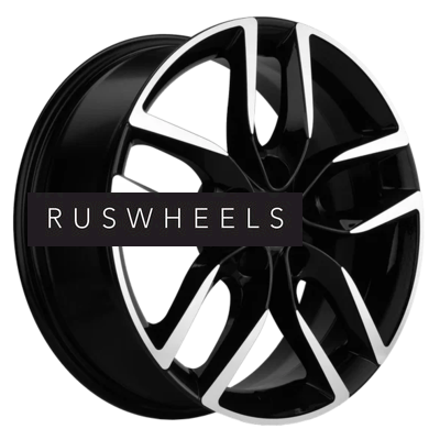 Диски Khomen Wheels 6,5x17/5x114,3 ET46 D67,1 KHW1708 (Elantra/Ceed/i30) Black-FP