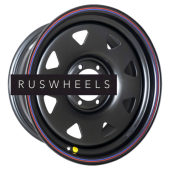 Диски Off-Road Wheels 8x17/6x139,7 ET20 D110 Тойота Ниссан (треуг. мелкий) Черный